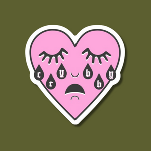 STICKER - CRY BABY IN PINK